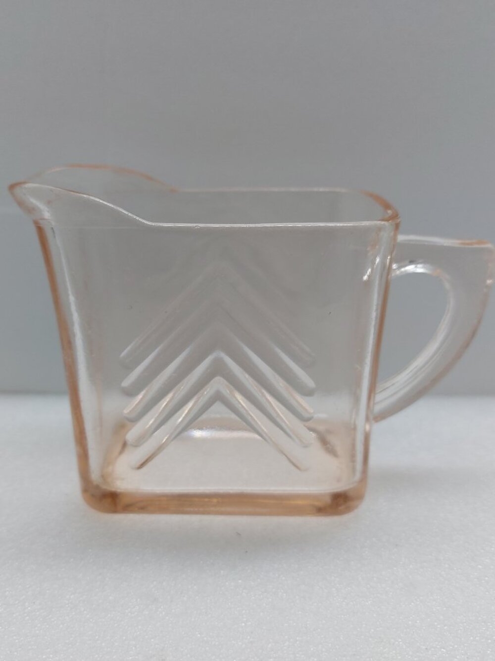 Vintage Hazel Atlas Pink Depression Glass Creamer